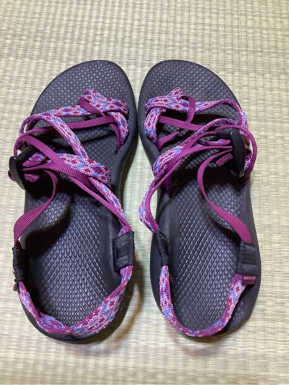 Chaco Z Cloud X2 Remix Poplin Berry Sport Sandals Shoes Women’s 8 - Picture 2 of 7